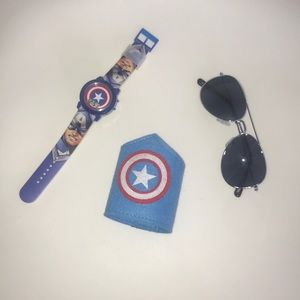 Captain America boys accessories.